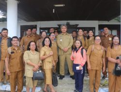 Camat dan Kepala Desa Sampaikan Laporan Kondisi Desa Terdampak Bencana Pada Rakor Dengan Wabup Taput