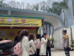 Polisi Gelar Police Goes To School di SMAN 40 Jakarta, Siswa Dihimbau Hindari Tawuran dan Aktivitas Negatif