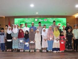 Polres Metro Jakarta Barat Santuni Anak Yatim dan Berbagi Takjil di Momentum Bukber Bersama Awak Media