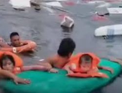 Terombang-ambing 3 Jam di Laut, Penumpang KM Cahaya Intan Celebes Diselamatkan Nelayan
