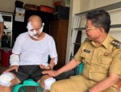 Wali kota Tangerang dan Wakapolres Bandara Soetta Jenguk Wartawan yang Alami Kecelakaan