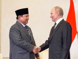 Prabowo dan Putin Bahas Energi dan Geopolitik Global