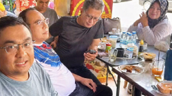 Kapolda Riau Dengar Warga Panipahan di Warung Kopi