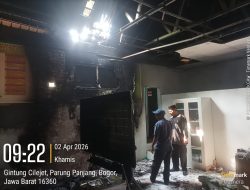 Musibah Terjadi di SDN Gintung Cilejet 02, Kantor Ruang Guru Hangus Terbakar, Diduga dari Korsleting Listrik