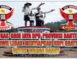 Sambut Tradisi Seba Baduy 2026, Satgas GRIB Jaya Banten Siapkan Ribuan Cup Kopi Gratis