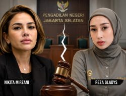 Gugatan Nikita Mirzani Ditolak, Reza Gladys Menang di Pengadilan Negeri Jakarta Selatan