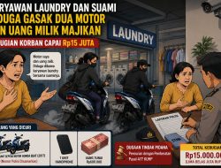 Diduga Karyawati Laundry dan Suaminya Bawa Kabur Dua Motor Majikan di Cengkareng