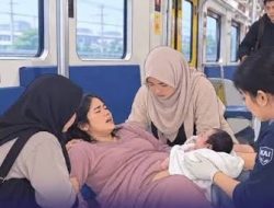 Ibu Hamil Melahirkan di KRL Rawabuntu, Bayi Selamat