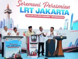 Presiden Prabowo Resmikan LRT Kelapa Gading–Manggarai