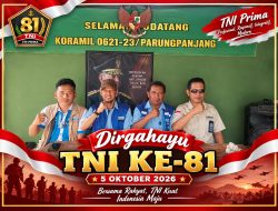 Perumda Tirta Kahuripan Kab Bogor, Salurkan Air Bersih ke Mako Koramil Parungpanjang